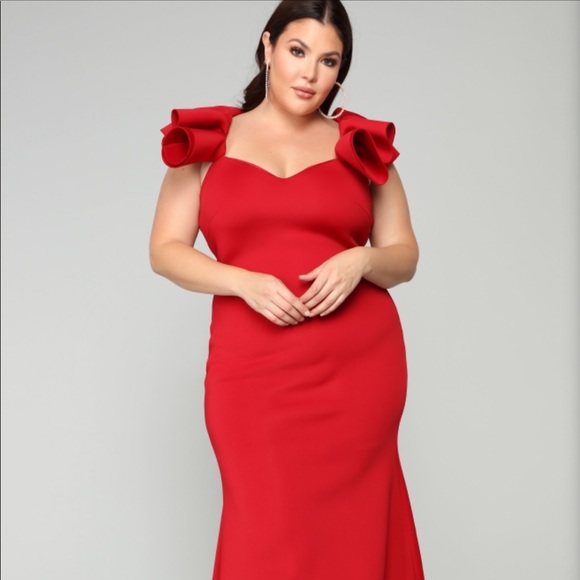 Fashion Nova Dresses & Skirts - Fashion Nova Curve - Salty Babe Mermaid Dress
